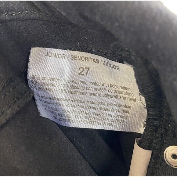 William Rast The Perfect Fashion Skinny Jeans 27 (30) Black Stretch Comfort - Picture 8 of 14